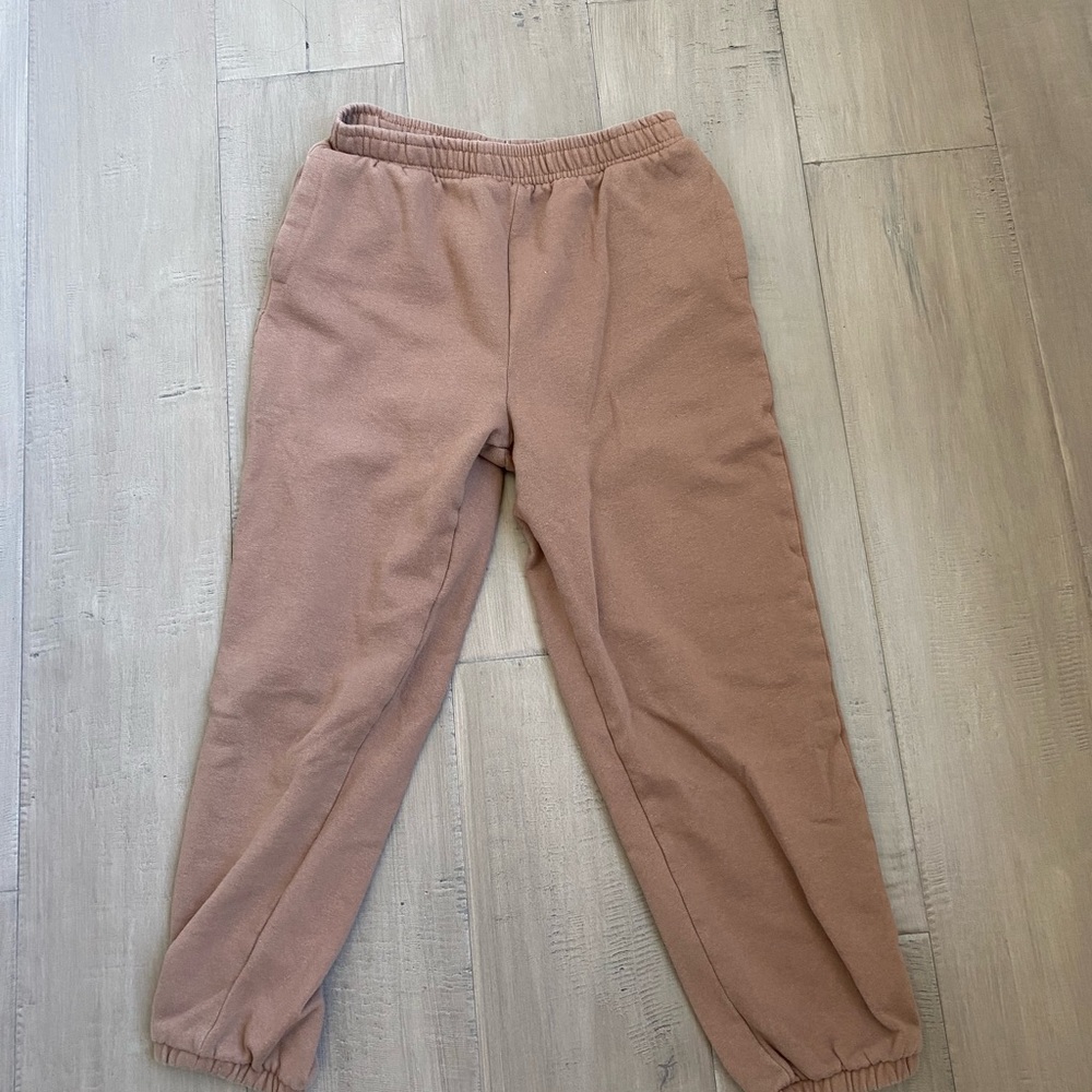 Brown sweat pants